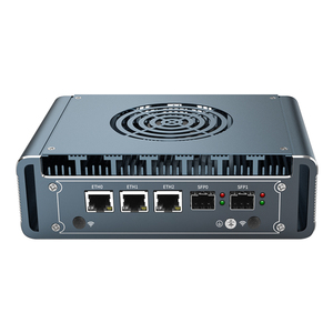 Routeur pare-feu BKHD H31F 3 ports <span class=keywords><strong>LAN</strong></span> 2.5G SFP+ MINI PC Ventilateur silencieux Appareil réseau WIFI 4G/5G Centos Ubuntu I3-N305 N300 - Product Image 1