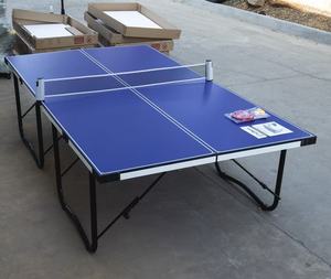 <span class=keywords><strong>Table</strong></span> de <span class=keywords><strong>ping</strong></span>-<span class=keywords><strong>pong</strong></span> de taille standard pour la maison, design portable facile à transporter, <span class=keywords><strong>table</strong></span> de tennis de <span class=keywords><strong>table</strong></span> pliable pour l'intérieur et l'extérieur - Product Image 5