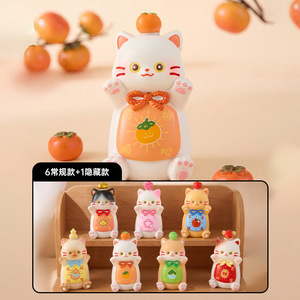 Meow Guardian Wishing Blind Box Figurine Cartoon Resin <b>Ornament</b> Birthday Gift Home <b>Car</b> Decoration - Product Image 5