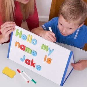 مصنع تصميم مخصص الابداعي المغناطيسي والحروف الأبجدية 26 حرف إنجليزي لعبة التعليمية الثلاجة المغناطيسي - Product Image 2