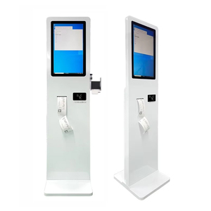 Kiosk Vé tự phục vụ 21.5 inch với đầu đọc mã <span class=keywords><strong>qr</strong></span> và chức năng thanh toán cho các bệnh viện ngân hàng công viên giải trí hàng đợi - Product Image 1