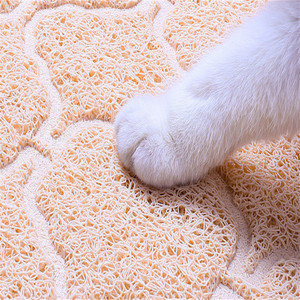 Tapis pour litière, tapis <span class=keywords><strong>anti</strong></span>-dérapant pour attraper les griffes de <span class=keywords><strong>chat</strong></span>, tapis de sol facile à nettoyer, accessoires pour animaux de compagnie - Product Image 6