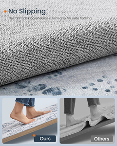 <span class=keywords><strong>SONGMICS</strong></span> <span class=keywords><strong>HOME</strong></span> 3x5 pieds tapis pour chambre tapis de sol lavable en Machine tapis salon tapis pliable - Product Image 3