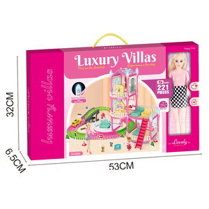DIY Villa Toy Princesse <span class=keywords><strong>Maison</strong></span> <span class=keywords><strong>de</strong></span> Poupée pour Enfants - Product Image 5