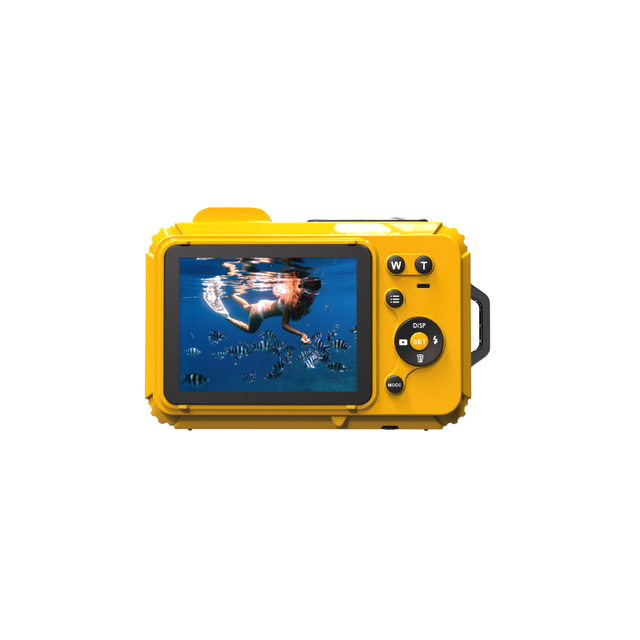 Factory Wholesale Waterproof Digital Underwater Camera 6x Optical Zoom Rugged Action & Sports Video Recorder with Screen