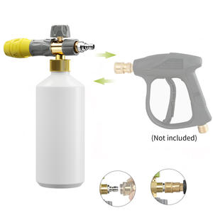 Bear Crystal Lance à mousse haute pression pour la neige Pistolet à eau en plastique 1L Buse d'interrupteur multifonction gratuite pour les karchers de détail automobile - Product Image 5
