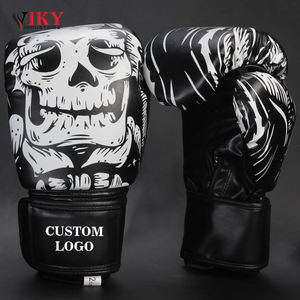 Gants de boxe en cuir pu avec logo personnalisé, 10 pièces, sac de luay thaï pour la boxe, en cuir Durable - Product Image 3