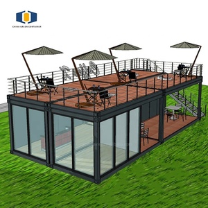 บ้านคอนเทนเนอร์หรูหรา CGCH Luxury Australia ขนาด 40 ฟุต สำหรับตั้งแคมป์ คาเฟ่ บ้านสำเร็จรูป ราคาบ้านสำเร็จรูปในแอลจีเรีย - Product Image 2