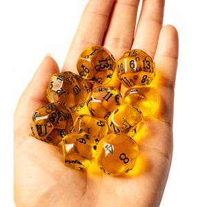 10 टुकड़े विषम क्रमांकित पॉलीहेड्रल पासा सेट <span class=keywords><strong>D3</strong></span>-D25, विषम संख्या पासा <span class=keywords><strong>D3</strong></span>, D5, D7, D9, D11, D13, D15, D17, D19, D25 - Product Image 4