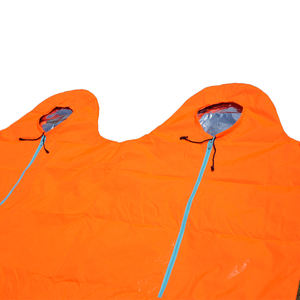 Sacco a Pelo Termico di Sopravvivenza per 2 Persone, in Poliestere, per Climi Freddi, Attrezzatura di Emergenza Salvavita, Protezione dalla Pioggia - Product Image 6