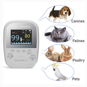 Oxymètre de pouls vétérinaire multifonctionnel 6-en-1 haute précision, moniteur portable <span class=keywords><strong>connecté</strong></span> à une application pour animaux de compagnie, destiné uniquement à l'usage vétérinaire - Product Image 3