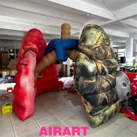 Poumon artificiel mécanique gonflable de dessin animé pour enterrement de vie de jeune fille