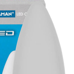 MEGAMAN MM21042-5 Lámpara LED CLASSIC con Forma de Vela, Acabado Mate, E14, 2.9W (25W), 2700K, 250lm, CRI 80, 15000h, L 100, 35, Plástico, Iluminación Interior - Product Image 4