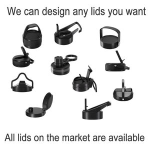 Offre Spéciale – Cadeau d'Affaires : Bouteille d'Eau Isotherme en Acier Inoxydable de 1L (12, 24, 32, 40, 64 Oz) avec Paille et Logo pour la Salle de Sport - Product Image 4