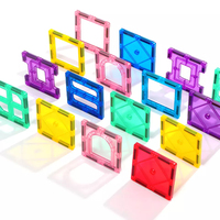 Jeux éducatifs pour enfants, blocs de construction magnétiques en plastique, ensemble personnalisé, marque, âges 4-14, cadeau pour enfant, blocs de construction magnétiques
