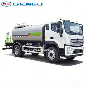 Camión cisterna de agua 4X2 Foton/HOWO anticorrosión con tanque de 12500L para transporte de agua y supresión de polvo - Product Image 2