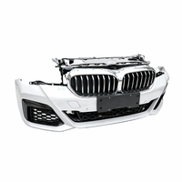 Pare-chocs avant d'occasion de haute qualité pour BMW Série 5 G30 G38 LCI M avec ensemble ventilateur de radiateur et réservoir d'eau. Facile à installer.