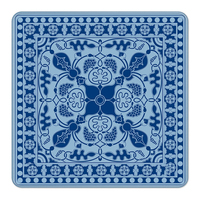 Tapis de Mahjong Américain Imperméable en Néoprène avec Bord Cousu, Housse de Table Florale Classique, Logo Personnalisé, Fabricant Grossiste