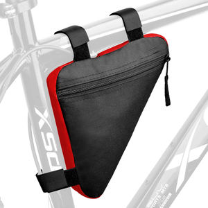 Muestra Gratuita, Bolsa de Bicicleta Multifuncional de Gran Capacidad, Ligera, Triangular, Impermeable, de Poliéster, para Ciclismo - Product Image 1