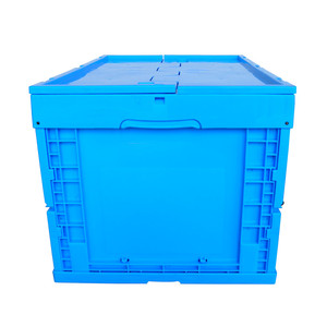 Storage Box Korea Style PP Foldable Storage Box Collapsible Moving Crate Plastic Storage Box &amp; <strong>Bins</strong> - Product Image 6