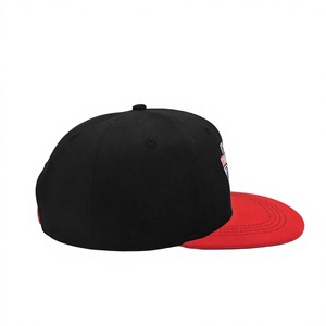 Casquette Snapback Premium Personnalisée Brodé Deux Tons 6 Panneaux Visière Plate Coton Haute Qualité Vente en Gros - Product Image 3