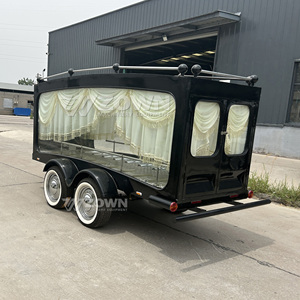 Best Price Black Towable Funeral Hearse Manufacturer Hearse Wholesale Price Funeral <b>Trailer</b> - Product Image 4