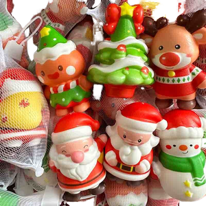 Jouets Squishy de Noël Père Noël Bonhomme de neige Renne Arbre Jouet à presser doux Unisexe 2 à 14 ans Plastique - Product Image 1