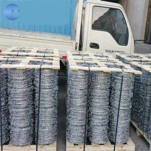 Rouleau de 500m Clôture de Prison en <span class=keywords><strong>Barbelé</strong></span> Électrique Galvanisé à Chaud à Bas <span class=keywords><strong>Prix</strong></span> - Product Image 5