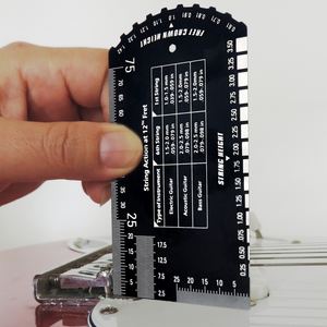 Instruments à cordes baroques jauge jauge d'action pour cordes règle métallique de poche pour basse électrique et guitare acoustique - Product Image 6