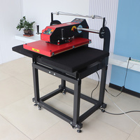 Nueva Prensa Térmica Neumática Semiautomática 40x60 con Placa Plana de 220V y Doble Estación de Trabajo 40x60