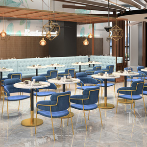 Tùy Chỉnh Thiết Kế Hiện Đại Quán Cà Phê Băng Ghế Dự Bị Chỗ Ngồi Nhà Hàng Thức Ăn Nhanh Bàn Ghế Bộ Cà Phê Cửa Hàng Đồ Nội Thất Nhà Hàng Gian Hàng - Product Image 3