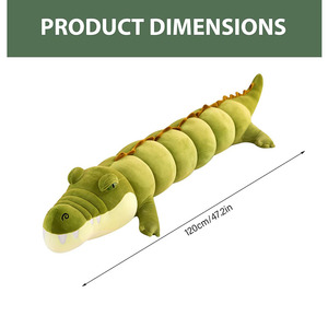 ตุ๊กตาจระเข้ขนาดใหญ่เหมือนจริง 8503 ตัว ของเล่<span class=keywords><strong>น</strong></span>ตุ๊กตาหนานุ่มสำหรับ<span class=keywords><strong>เด็ก</strong></span>กอดและ<span class=keywords><strong>นอน</strong></span>หลับ ตกแต่งห้อง<span class=keywords><strong>เด็ก</strong></span> ตุ๊กตาจระเข้ - Product Image 2