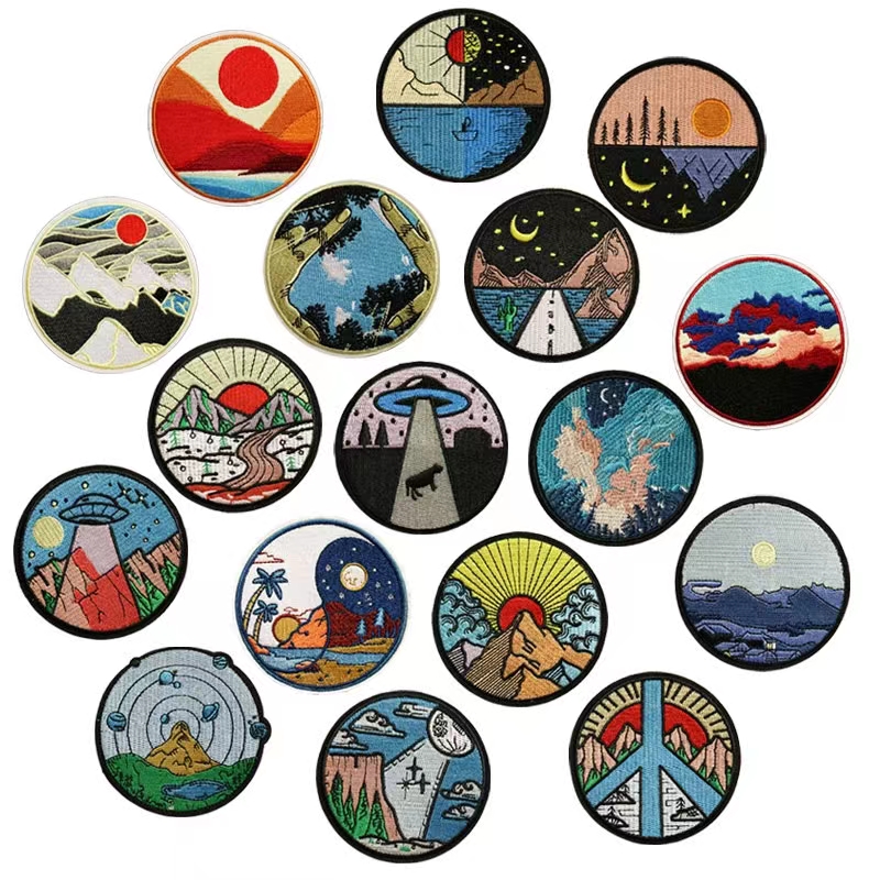 Топ продаж, термопереводная нашивка на одежду, вышивка, дизайнерские нашивки на заказ