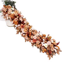 Fleurs artificielles pour la décoration de tables de banquet d'anniversaire et de mariage