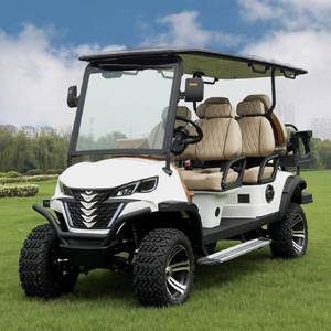 Carrito de Golf Eléctrico de 4 Plazas, Resistente a Impactos, con Asientos Confortables, para Campos de Golf y Caminos Privados, Producido por BETETEK - Product Image 1