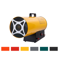 Chauffage à gaz forcé 40KW pour l'élevage industriel de volailles, ventilateur chauffant portable au GPL pour serre, atelier, ferme