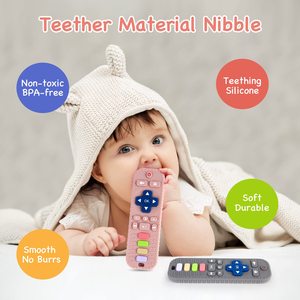 Bán Hot bap miễn phí <span class=keywords><strong>Teether</strong></span> điều khiển từ xa Silicone Shape teethers Chewable đồ chơi cho bé điều khiển từ xa - Product Image 3