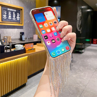 Étuis de protection pour téléphone portable à paillettes 3D scintillantes pour filles et femmes, pour iPhone 16 Pro Max