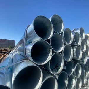 Tubo in Acciaio Rotondo Pre-Galvanizzato per Pali di Recinzione e Sistemi di Recinzione a Catena con Superficie Liscia e <span class=keywords><strong>Dimensioni</strong></span> di Precisione - Product Image 2