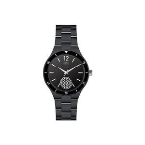 Reloj con dije de metal para mujer, estilo Twilight Glow, accesorio de estilo redondo de 36 mm para ocasiones diarias, fiestas y negocios. - Product Image 3