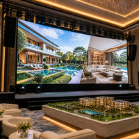 Layar LED Sewa Indoor P2.976 500x500mm Sambungan Tanpa Celah Mudah Dipasang Video Wall yang Dapat Dipindahkan untuk Pameran Dagang Komersial