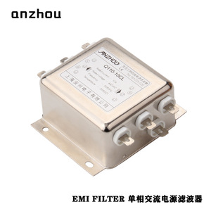 Filtro EMI Anzhou Q110-10CL 10A 440VAC, Módulo de Filtro de Energía Monofásico - Product Image 3