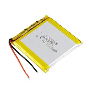 505050 sạc 3.7V 1500mAh Lithium Ion Li Polymer gói pin với PCB