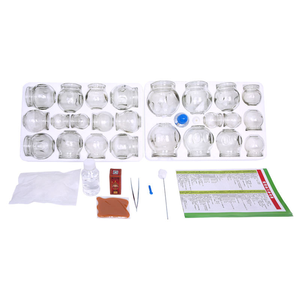 Ensemble de ventouses de massage sous vide en verre réutilisables de haute qualité (12, 16 ou 24 pièces) pour <span class=keywords><strong>la</strong></span> relaxation musculaire et <span class=keywords><strong>le</strong></span> soulagement de <span class=keywords><strong>la</strong></span> fatigue - Product Image 6
