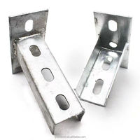 Supports de panneaux solaires photovoltaïques à deux/trois/quatre trous, accessoires solaires, support d'angle en acier galvanisé