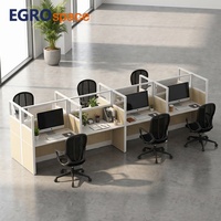 Solution de mobilier de bureau EGROspace : Cloison de séparation, Poste de travail modulaire, Cabine de bureau pour centre d'appels