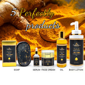 Kit de Soins Anti-Âge Visage et Corps Marque Blanche 24k Or Collagène, 5 Pièces, pour l'Éclaircissement des Taches Brunes et pour Femmes - Product Image 2