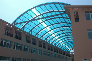 Kết cấu thép xây dựng với bền Skylight Retractable Tempered Glass mái - Product Image 4