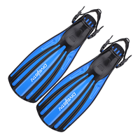 Sirip Renang DIVESTAR Model Terbaru Logo Kustom Tali Pengikat Dapat Disesuaikan Berbagai Warna Sirip Freediving Diving untuk Dewasa