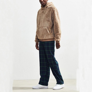 Blank Hoodies <strong>Faux</strong> <strong>Fur</strong> <strong>Hoodie</strong> Mens Streetwear <strong>Hoodie</strong> Soft and Comfortable - Product Image 3